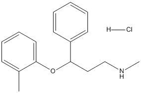 Molecular Structure of 107674-15-7 (N-Methyl-gamma-(2-methylphenoxy)phenylpropylamine hydrochloride)